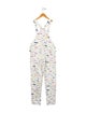 Stella McCartney Girls' Graphic Print Denim Overalls