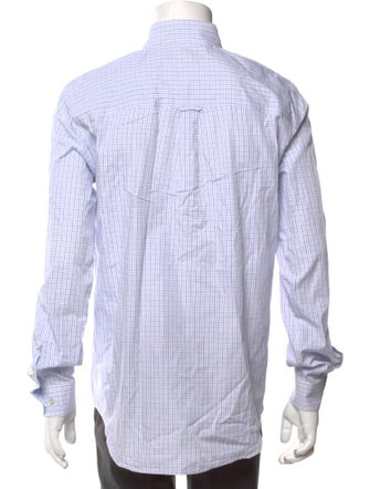 Stella McCartney Plaid Print Long Sleeve Shirt