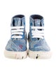 Stella McCartney Boys' Denim Graphic Print High Top Sneakers