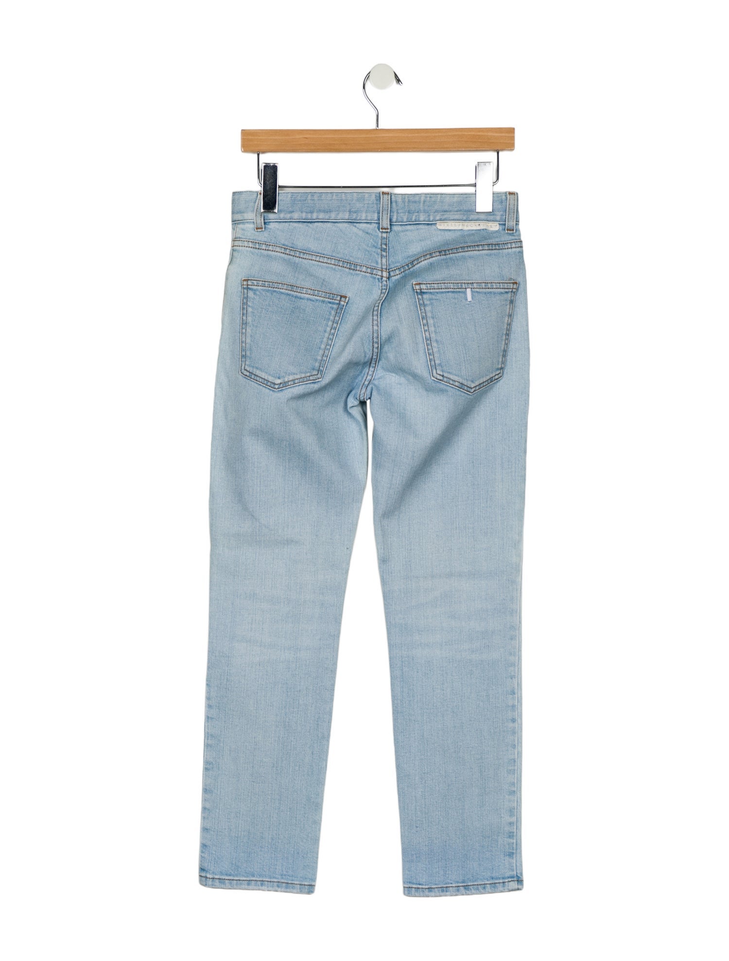 Stella McCartney Mid-Rise Straight Leg Jeans