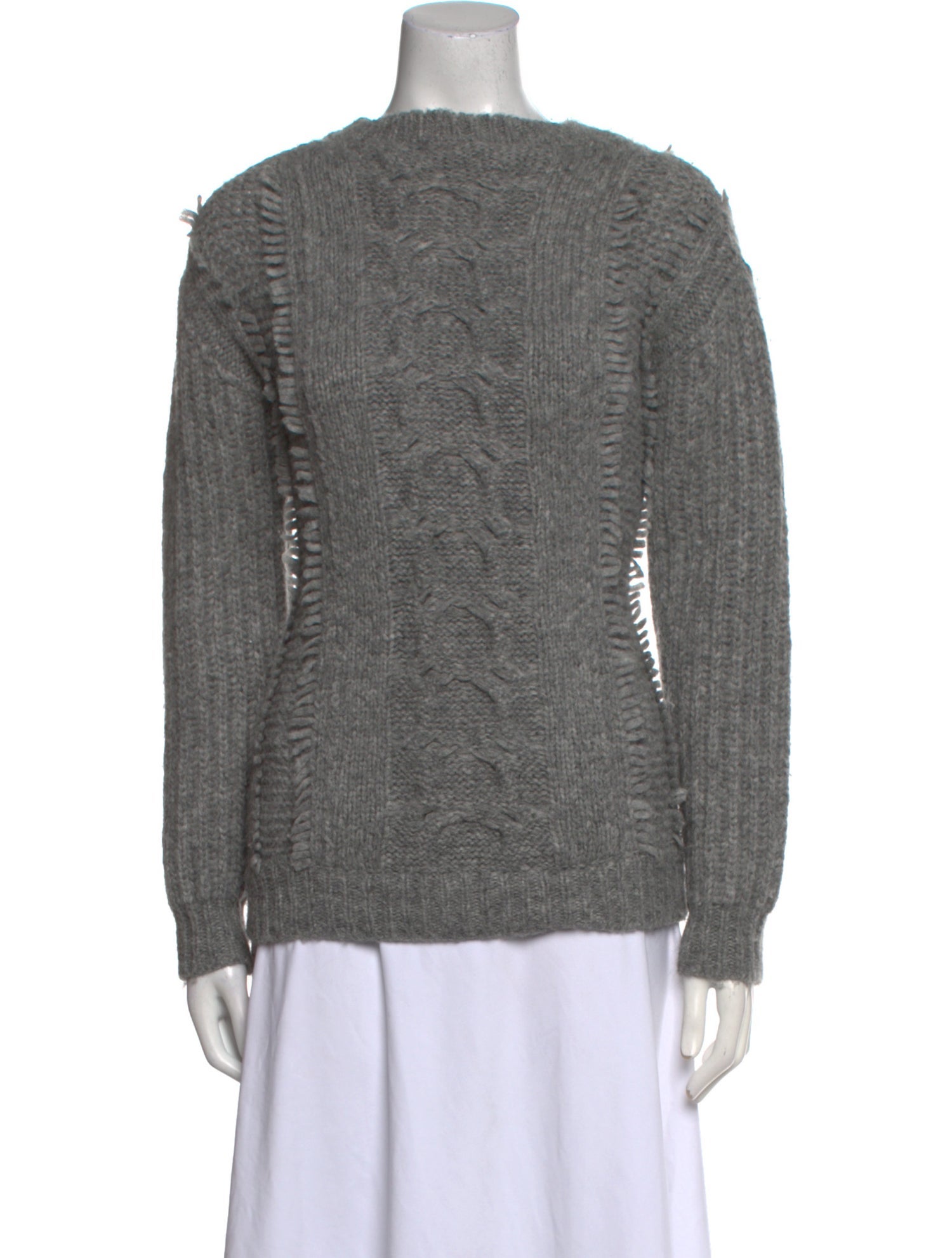 Stella McCartney Virgin Wool Bateau Neckline Sweater