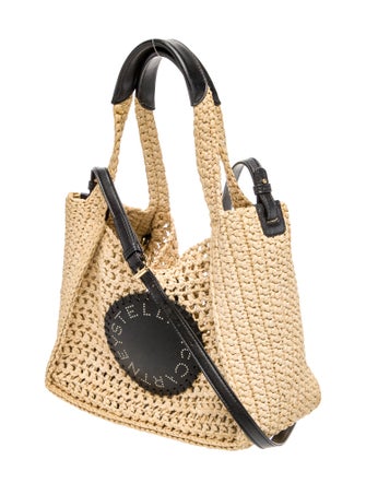 Stella McCartney Raffia Bucket Bag