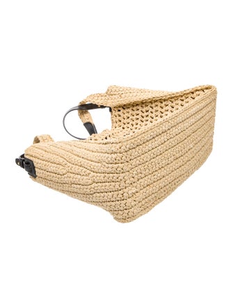 Stella McCartney Raffia Bucket Bag