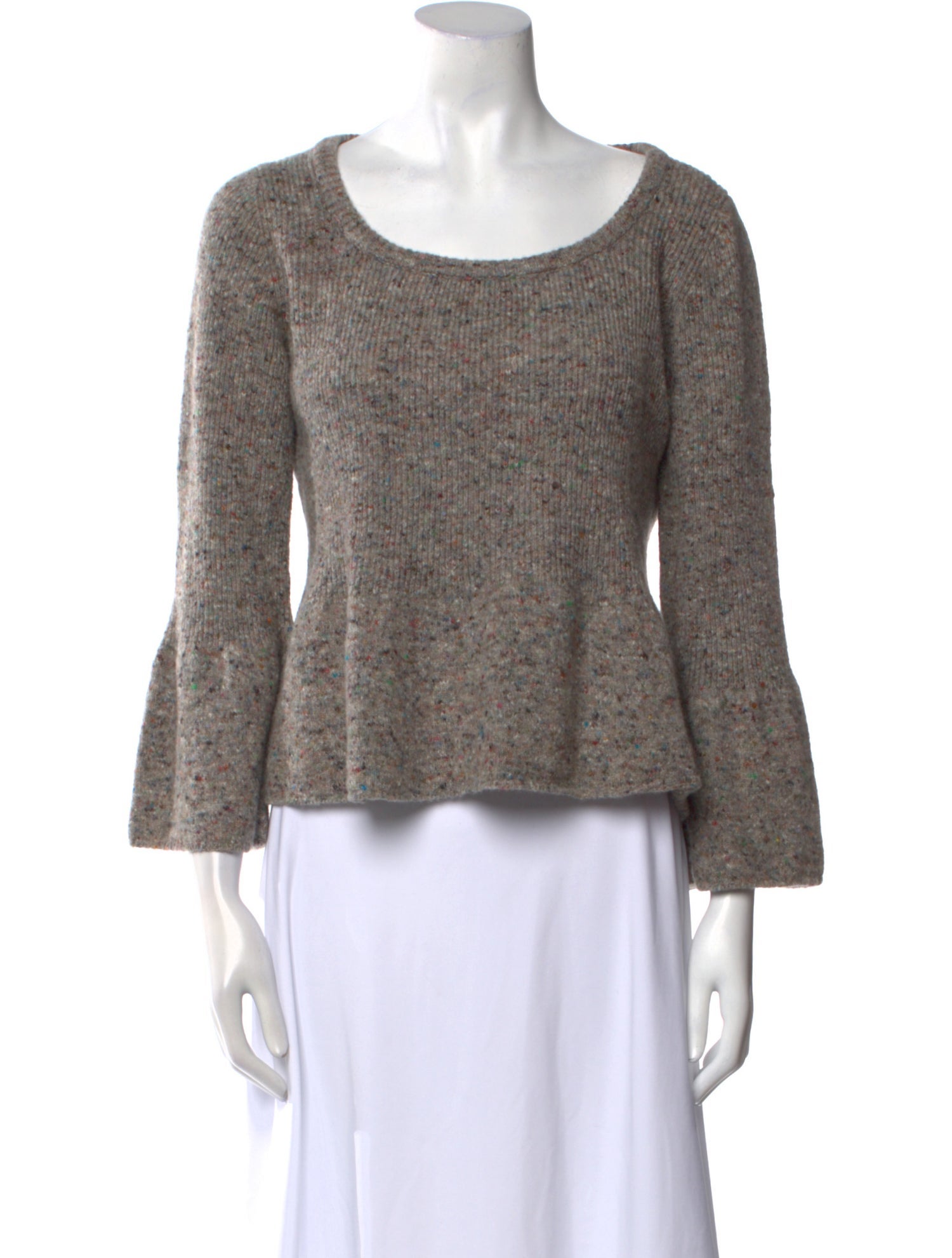 Stella McCartney Virgin Wool Scoop Neck Sweater