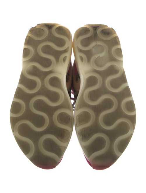 Stella McCartney Suede Animal Print Chunky Sneakers