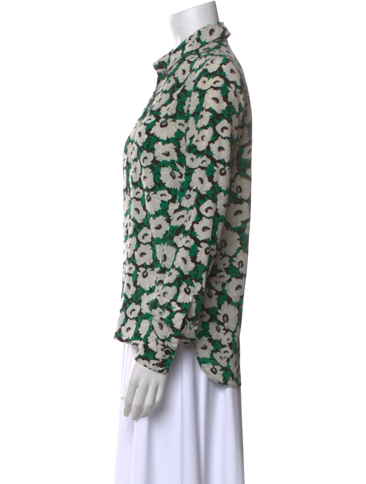 Stella McCartney Silk Floral Print Blouse