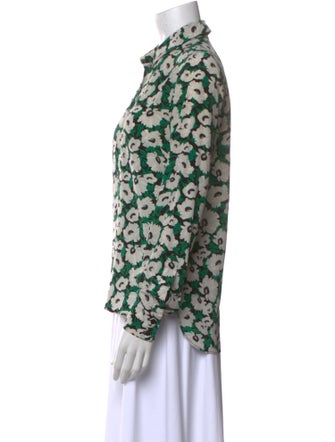 Stella McCartney Silk Floral Print Blouse
