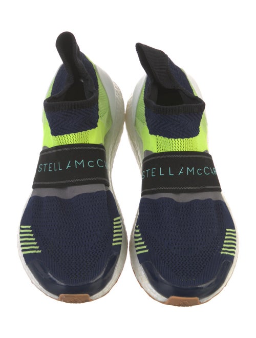 Stella McCartney Colorblock Pattern Mesh Accents Sock Sneakers