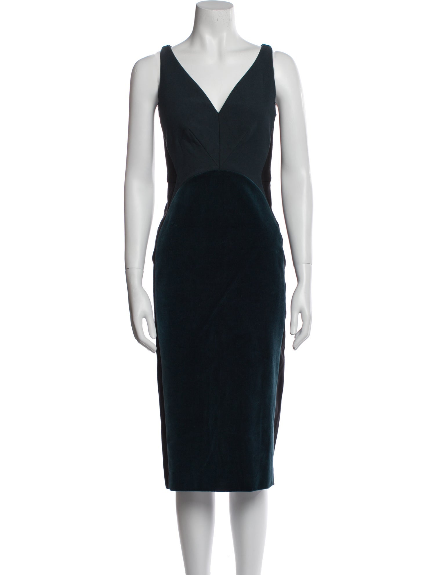 Stella McCartney V-Neck Midi Length Dress