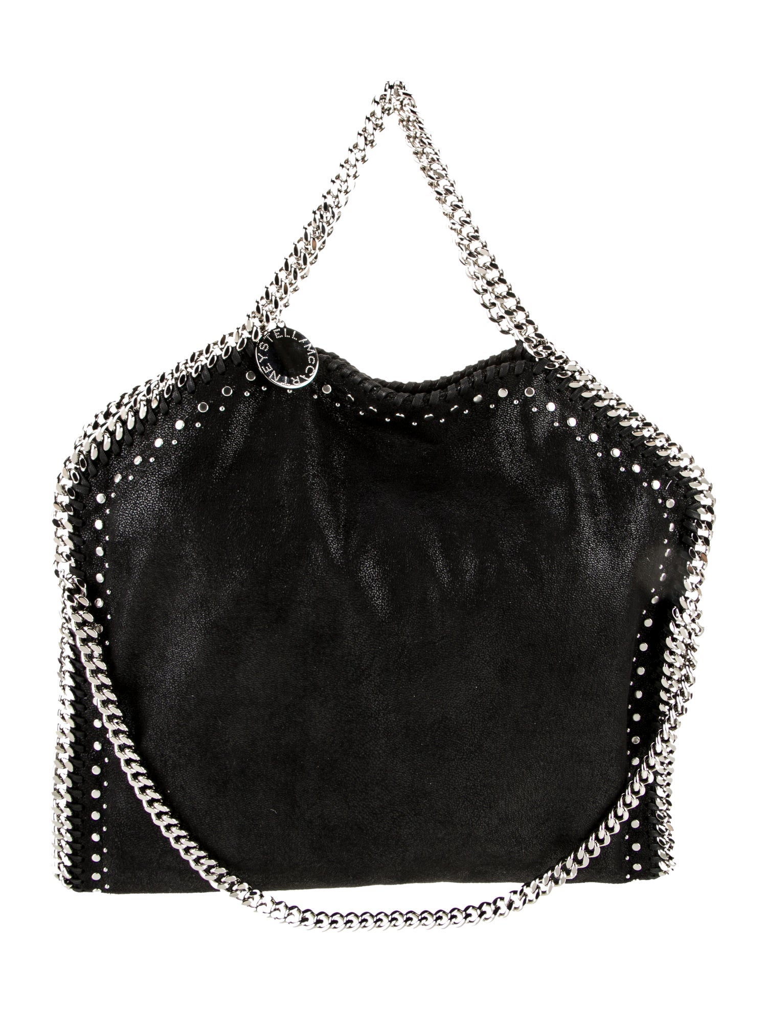 Stella McCartney Vegetarian Suede Falabella Foldover