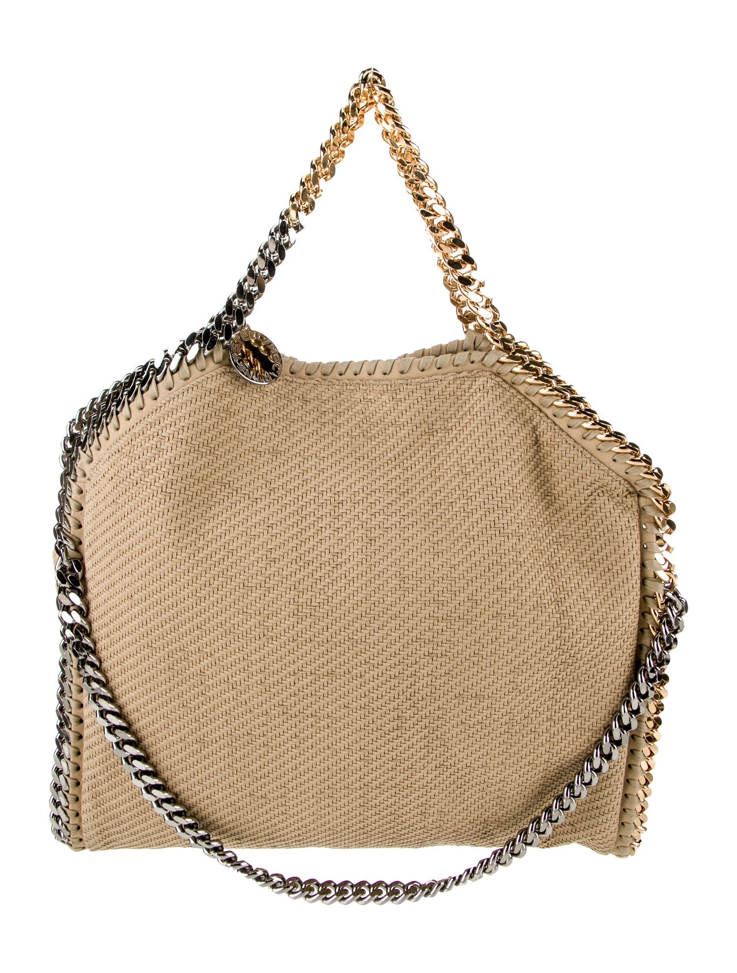 Stella McCartney Raffia Top Handle Bag