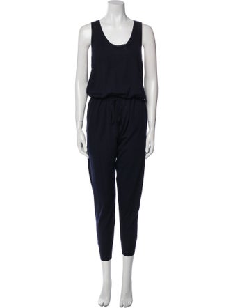 Stella McCartney Virgin Wool Scoop Neck Jumpsuit