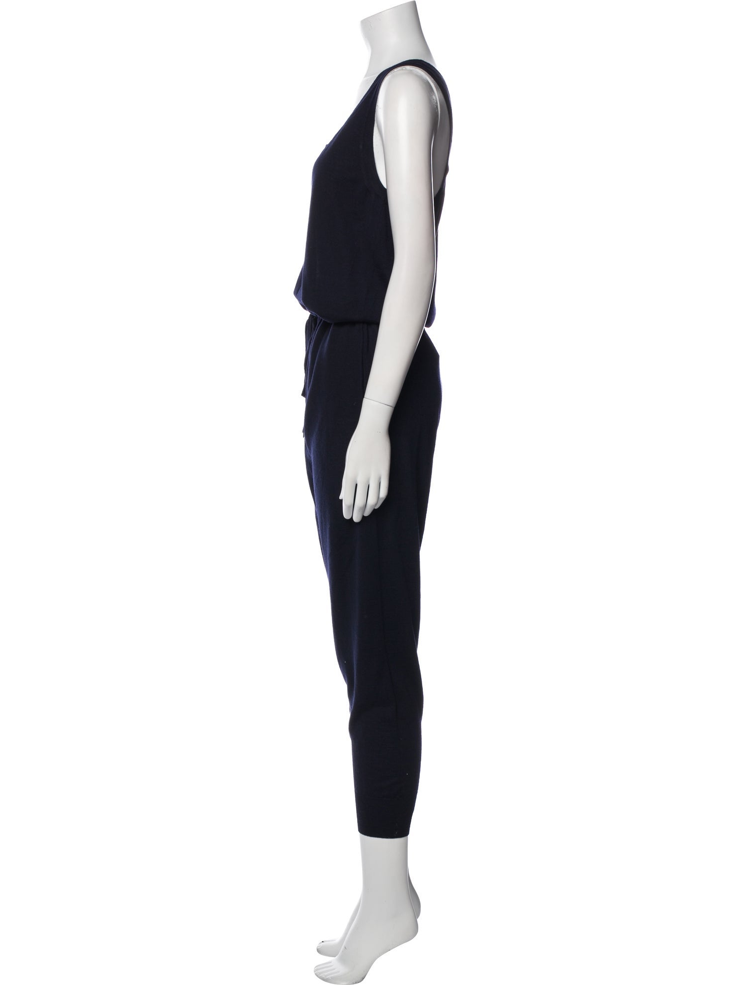 Stella McCartney Virgin Wool Scoop Neck Jumpsuit