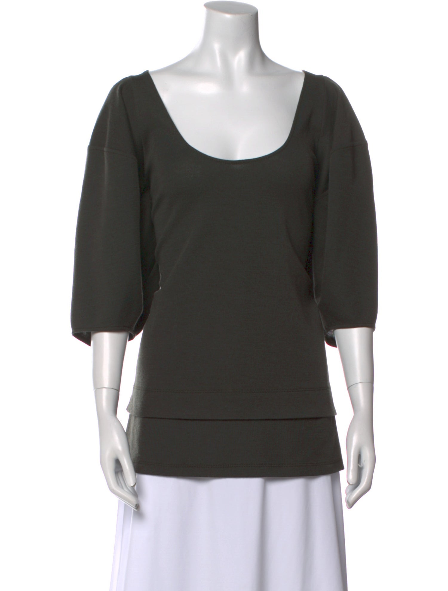 Stella McCartney Wool Scoop Neck Top