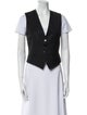 Stella McCartney Wool Polka Dot Print Vest