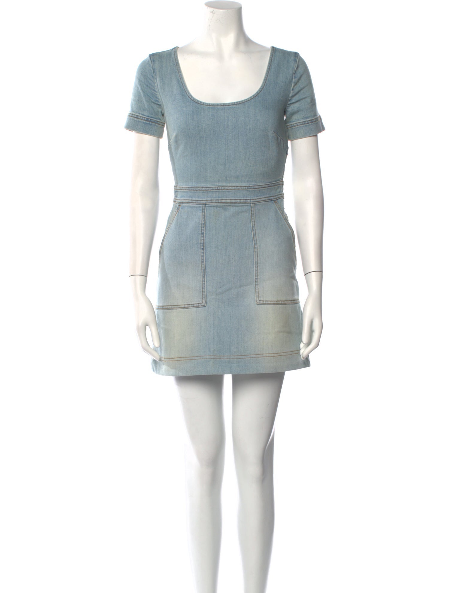 Stella McCartney Scoop Neck Mini Dress