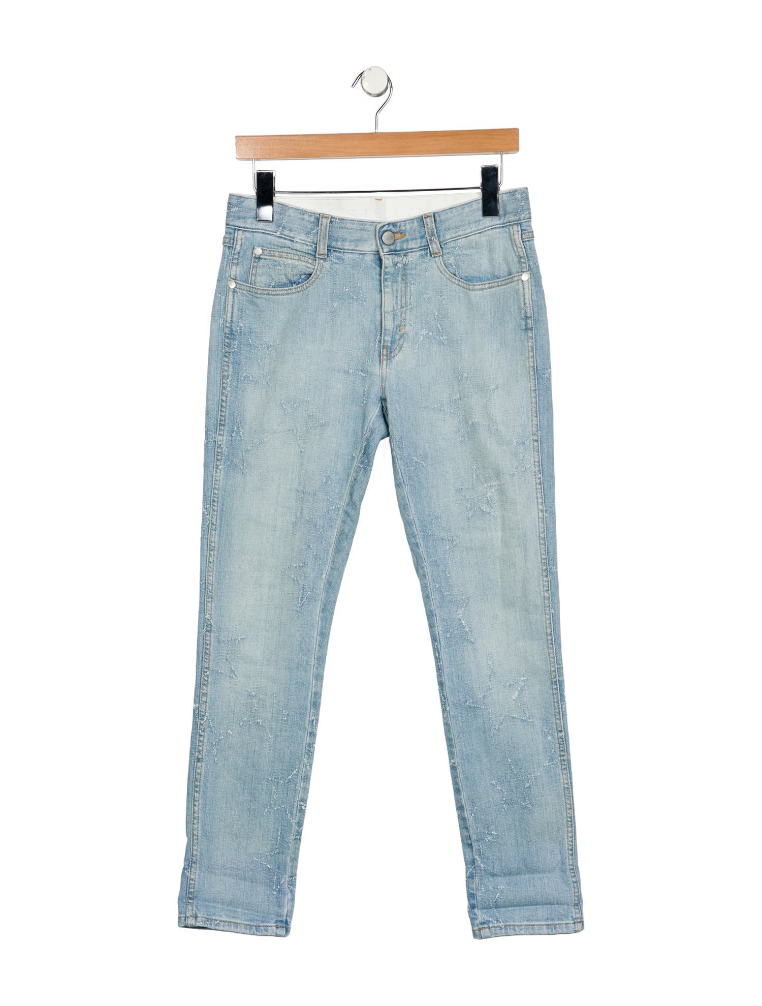 Stella McCartney Mid-Rise Straight Leg Jeans