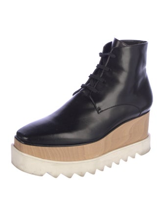 Stella McCartney Vegan Leather Lace-Up Boots