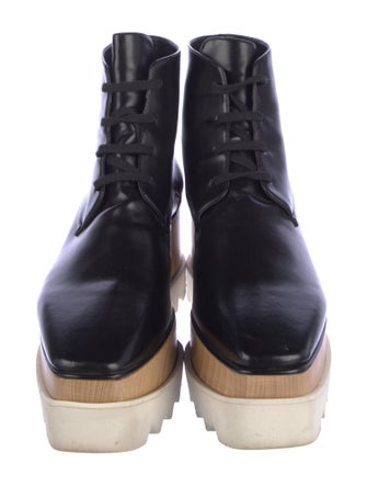 Stella McCartney Vegan Leather Lace-Up Boots