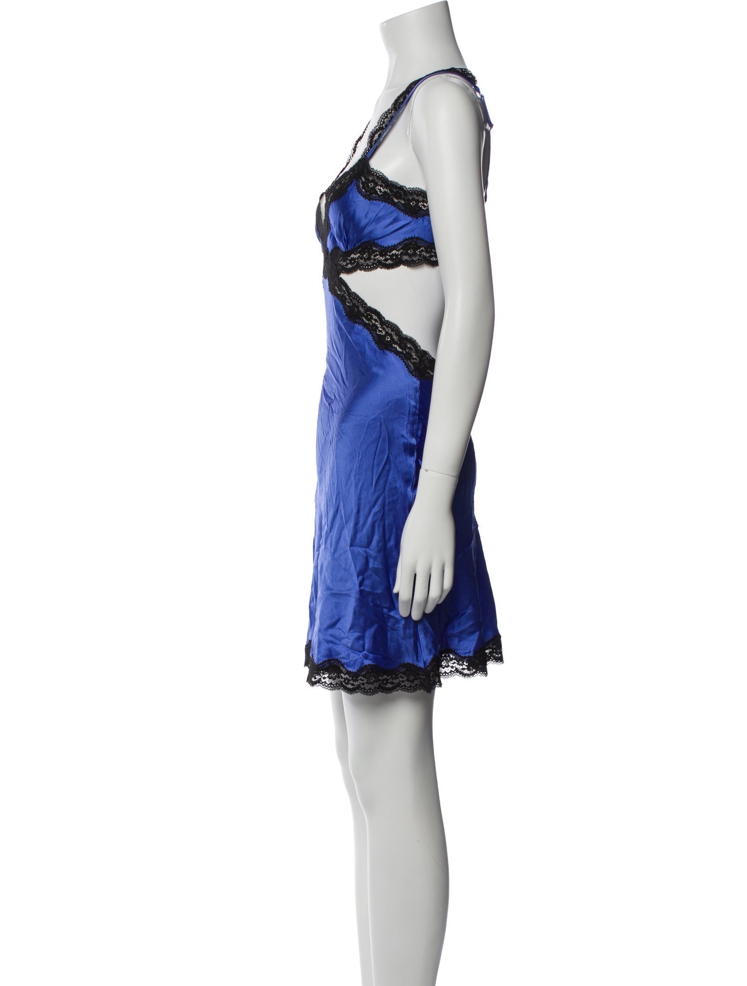 Stella McCartney Silk Lace Trim Embellishment Nightgown