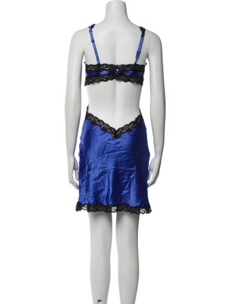 Stella McCartney Silk Lace Trim Embellishment Nightgown