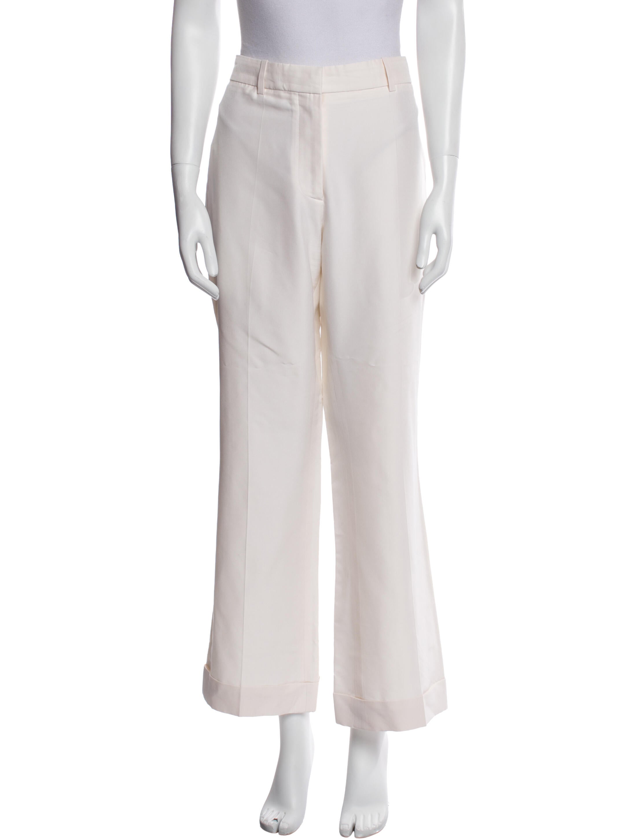 Stella McCartney Silk Wide Leg Pants