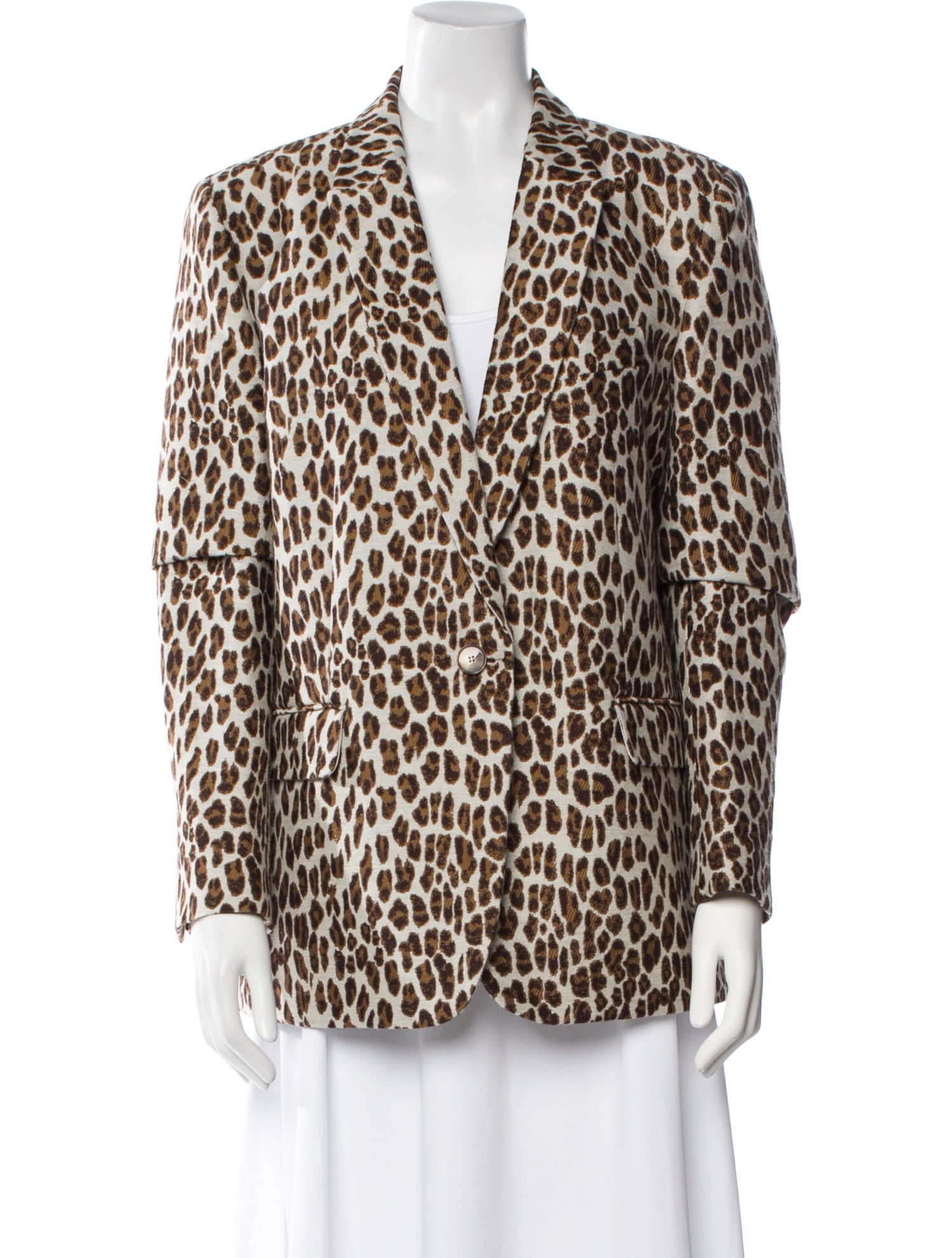 Stella McCartney Wool Animal Print Blazer w/ Tags