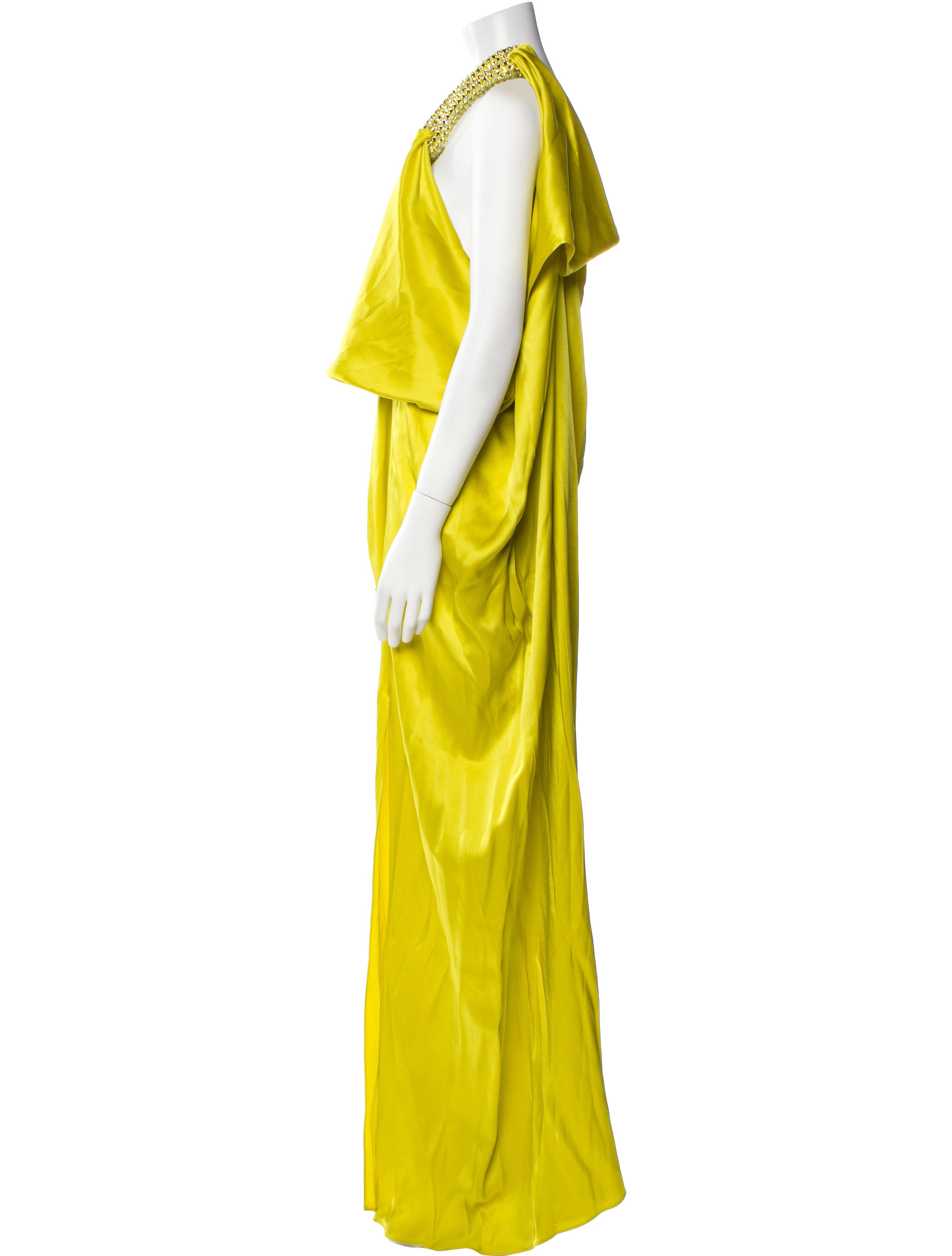 Stella McCartney One-Shoulder Long Dress