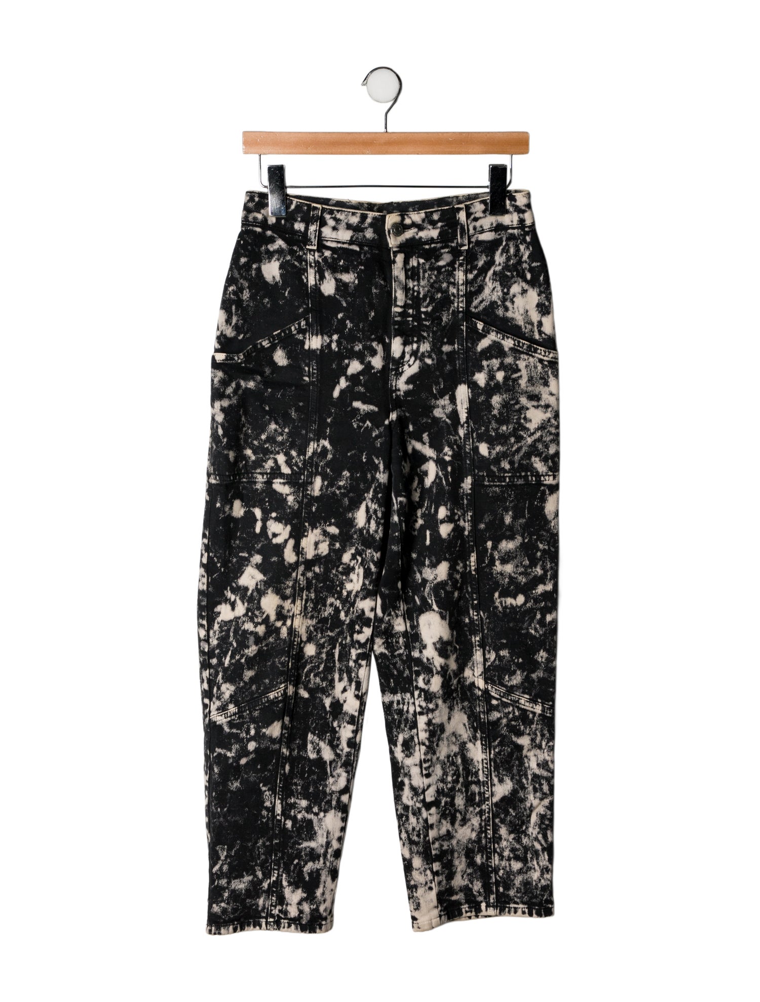 Stella McCartney High-Rise Straight Leg Jeans