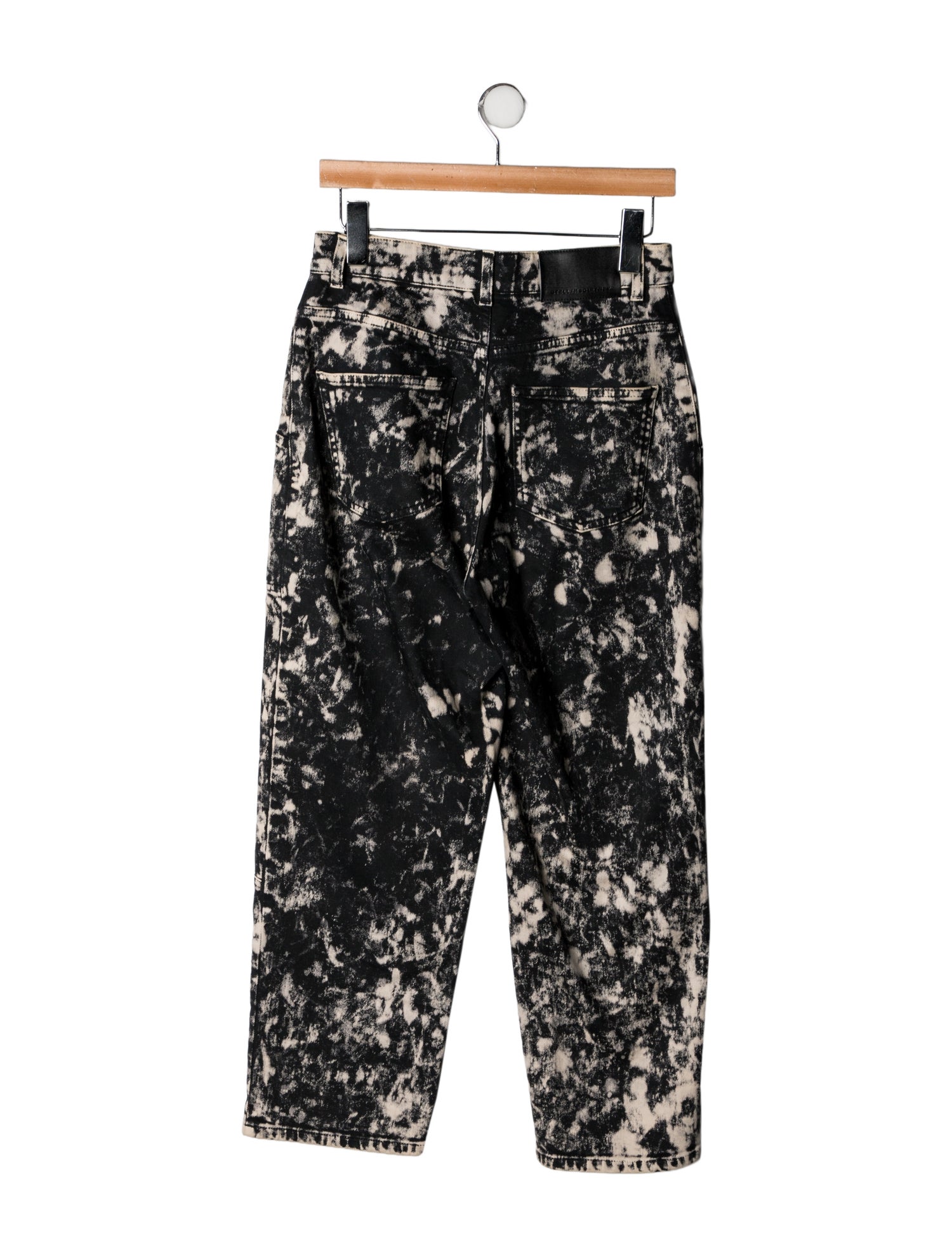 Stella McCartney High-Rise Straight Leg Jeans