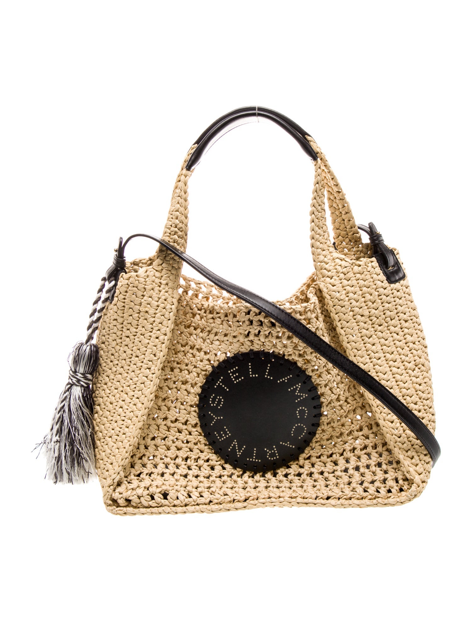 Stella McCartney Raffia Shoulder Bag