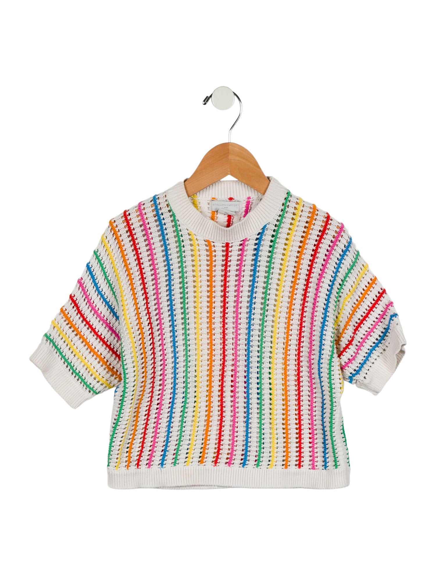 Stella McCartney Girls' Rainbow Knit Top
