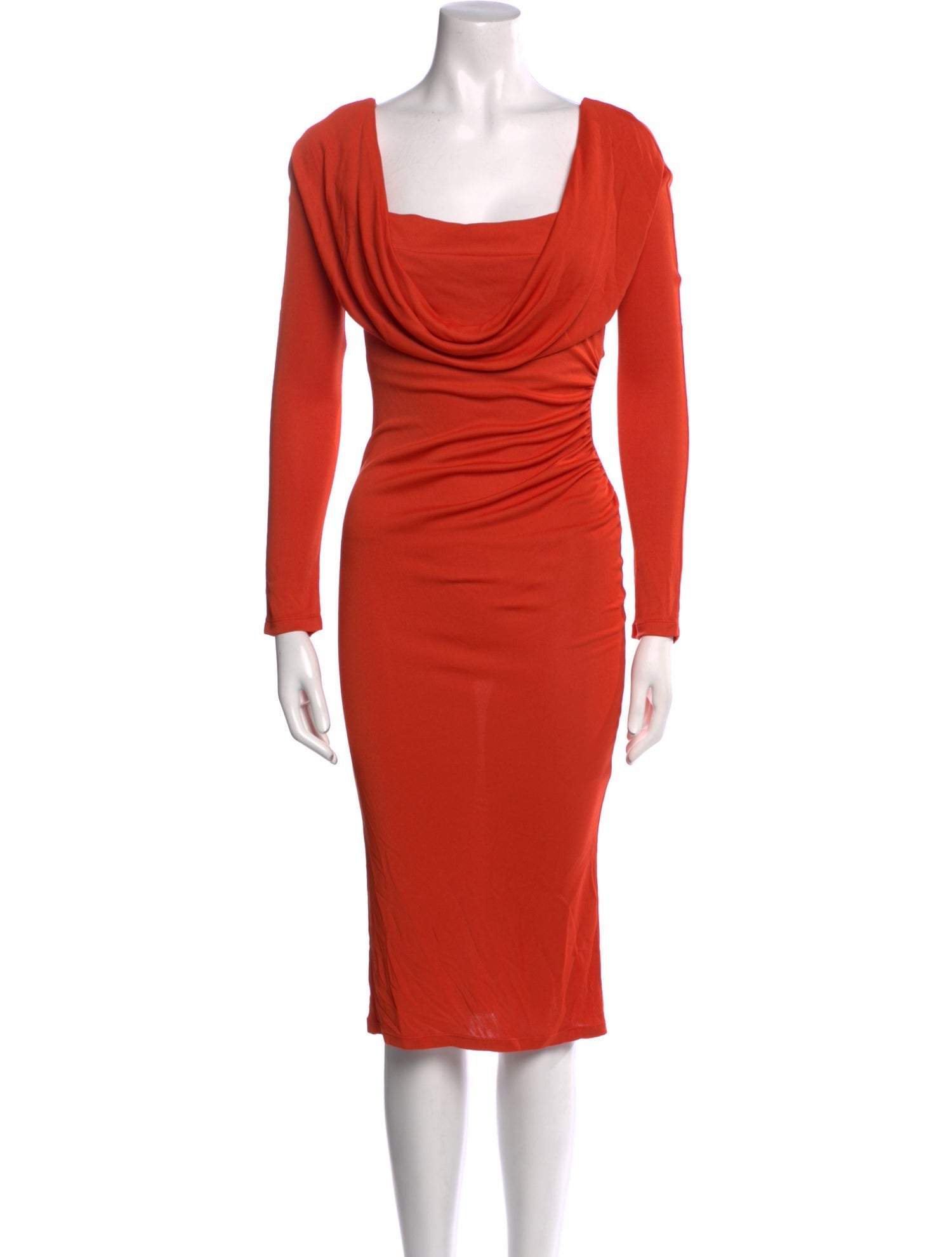 Stella McCartney Cowl Neck Midi Length Dress w/ Tags