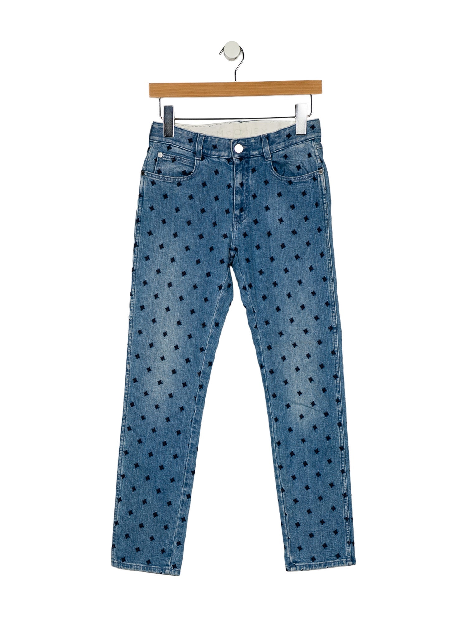 Stella McCartney Mid-Rise Straight Leg Jeans