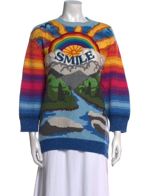 Stella McCartney Printed Crew Neck Sweater