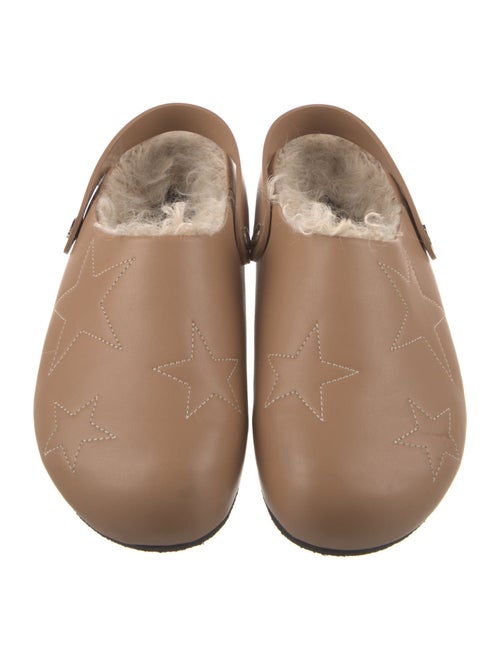 Stella McCartney Vegetarian Leather Slingback Flats