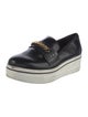 Stella McCartney Patent Leather Chain-Link Accents Loafers