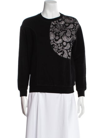 Stella McCartney Paisley Print Crew Neck Sweatshirt
