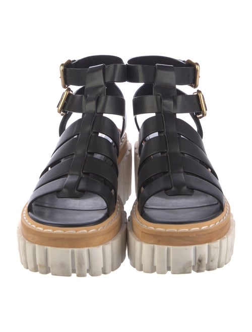 Stella McCartney Vegetarian Leather Gladiator Sandals