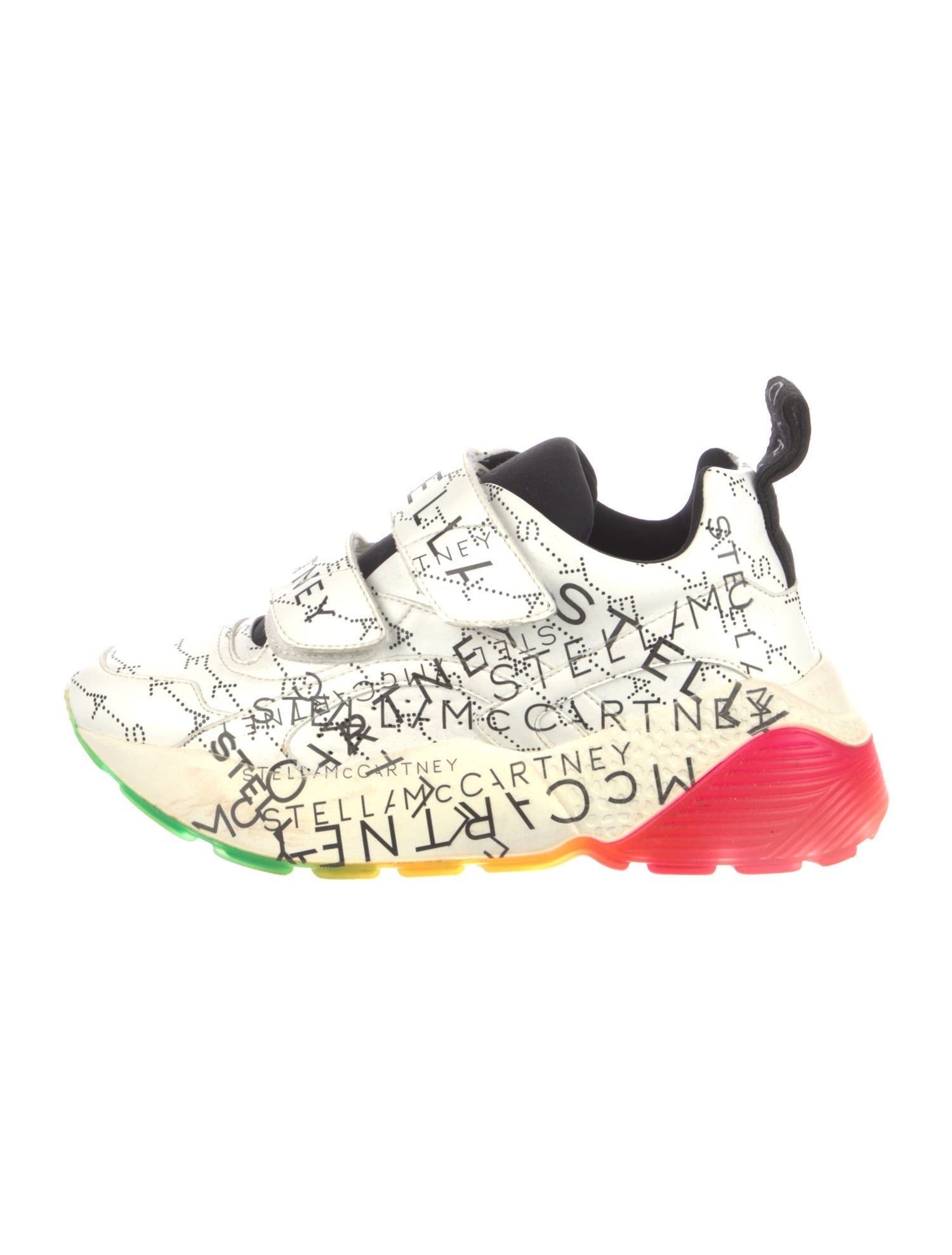 Stella McCartney Vegetarian Leather Printed Chunky Sneakers