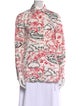 Stella McCartney Printed Long Sleeve Button-Up Top
