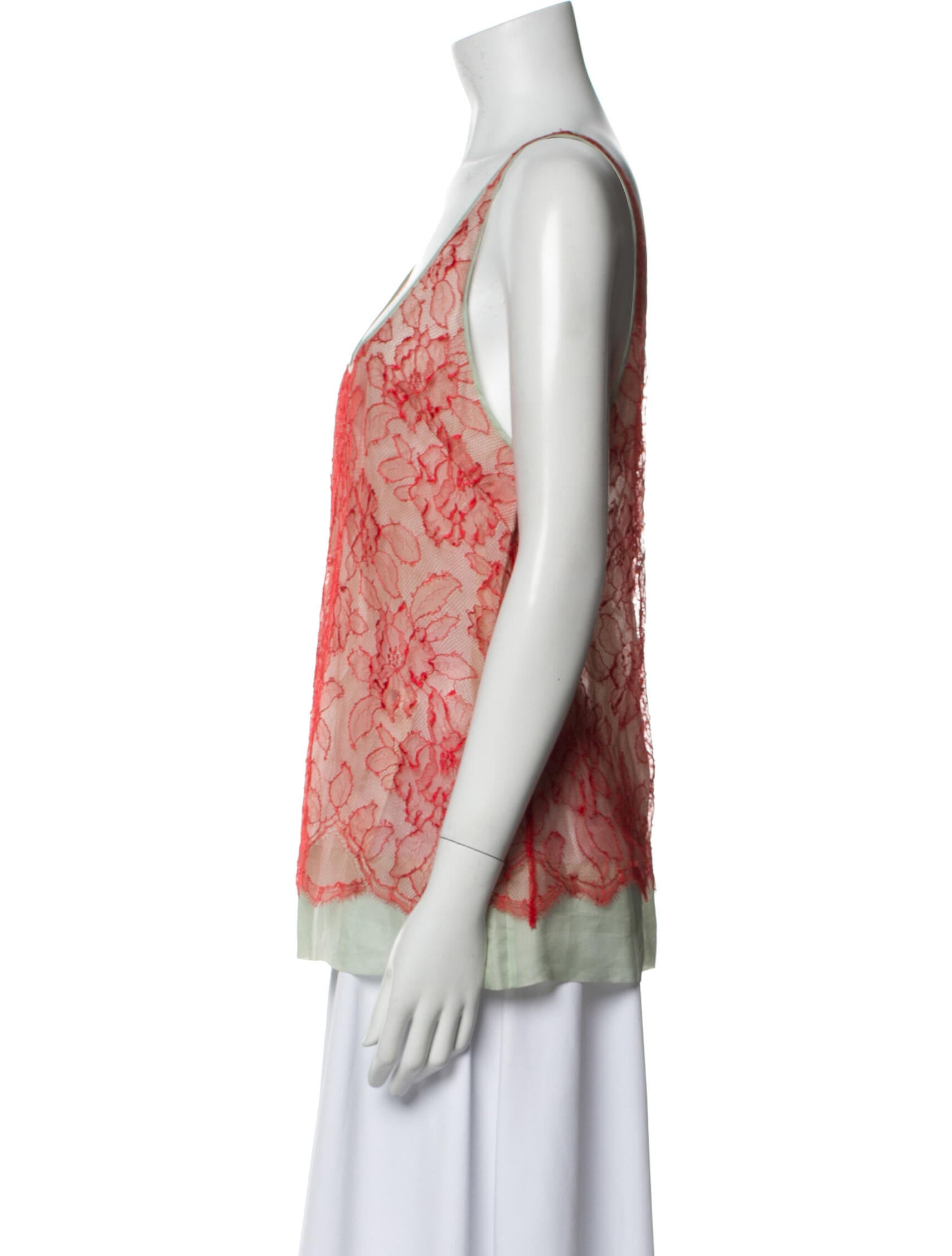 Stella McCartney Printed Scoop Neck Top