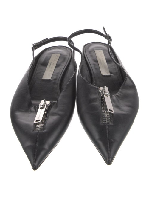 Stella McCartney Leather Slingback Flats