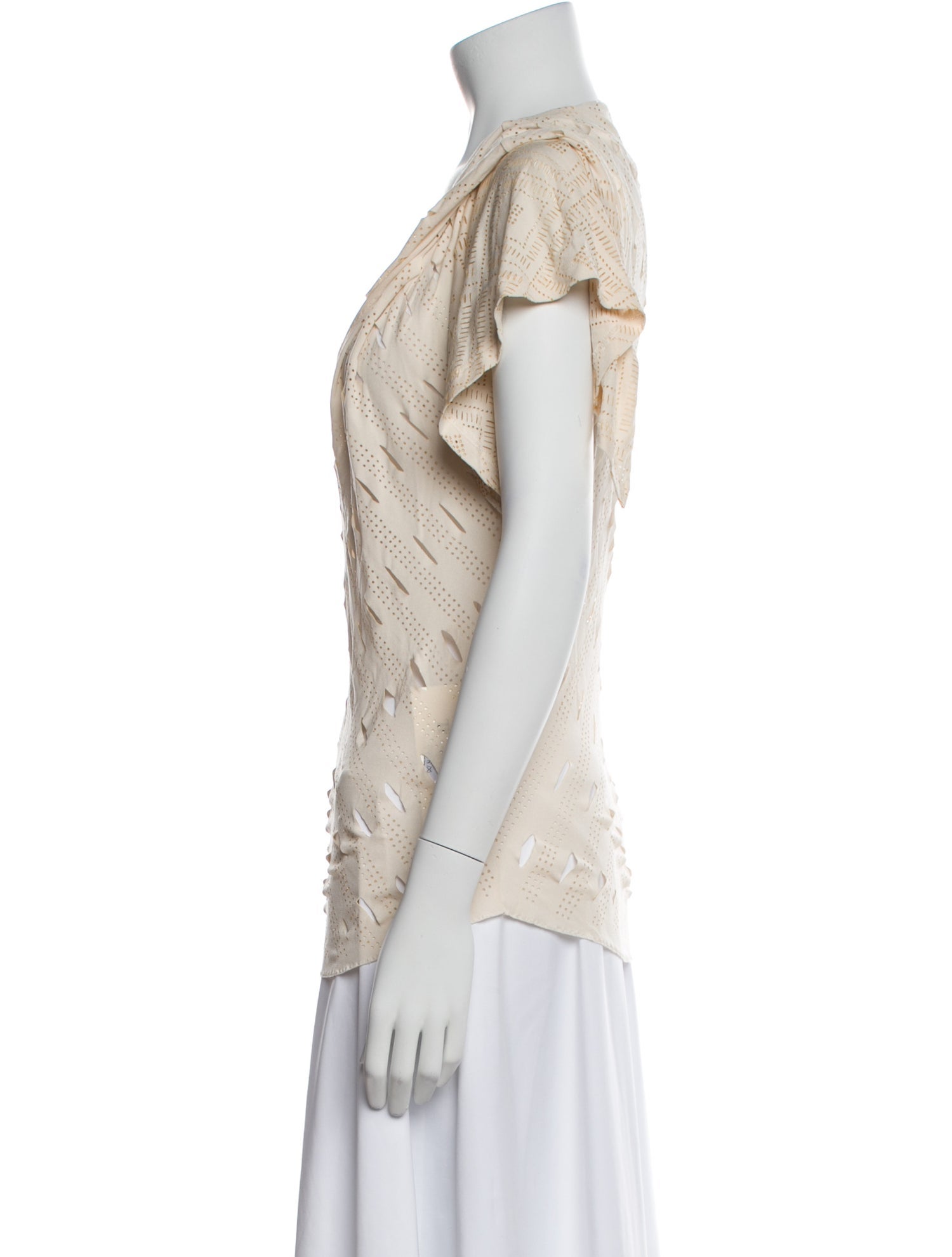 Stella McCartney Silk V-Neck Blouse