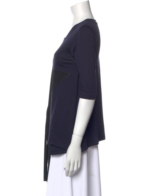 Stella McCartney Scoop Neck Three-Quarter Sleeve T-Shirt