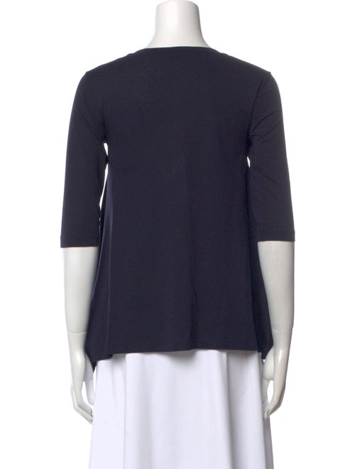 Stella McCartney Scoop Neck Three-Quarter Sleeve T-Shirt