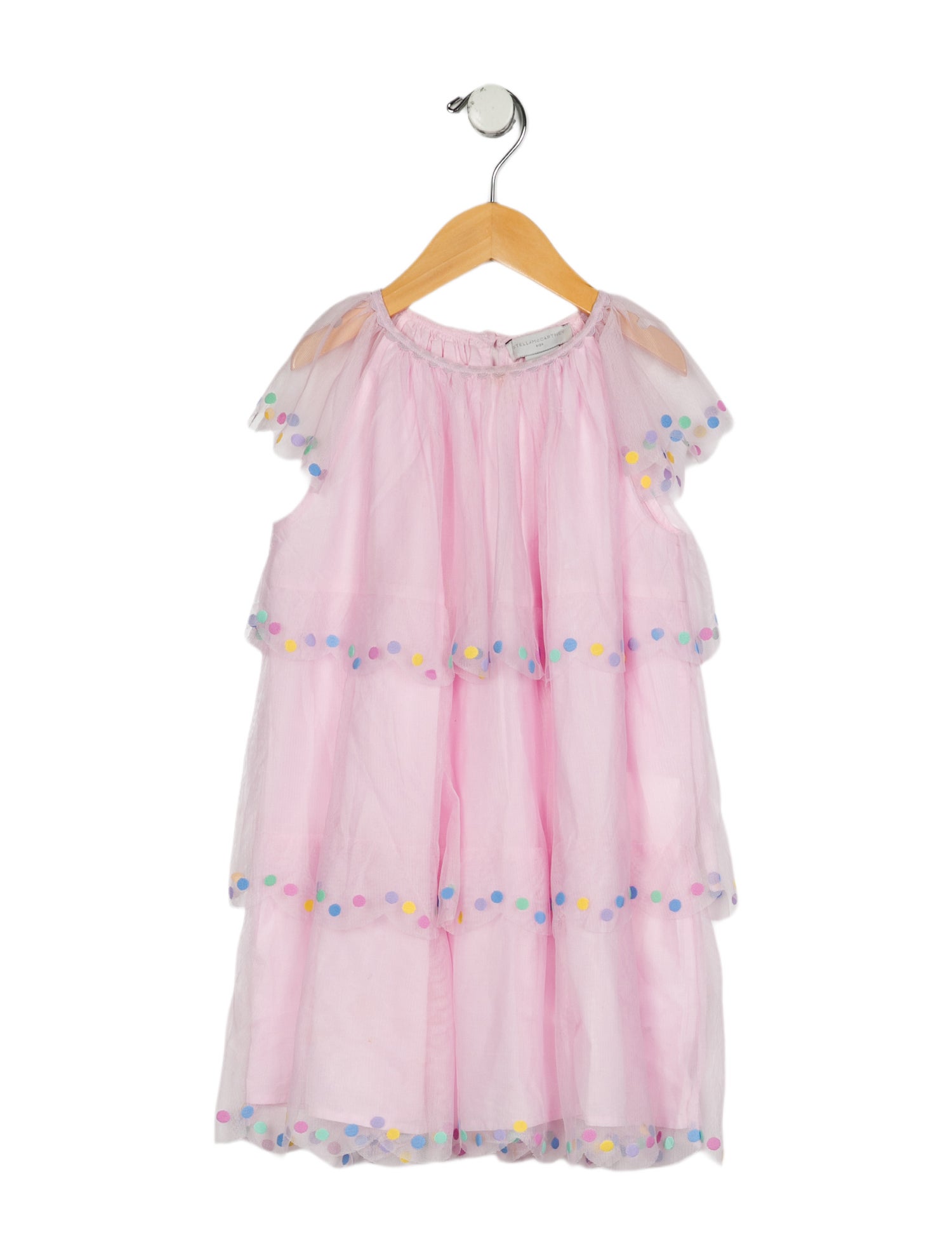 Stella McCartney Toddler Girls' Scallop Trim Tulle Dress