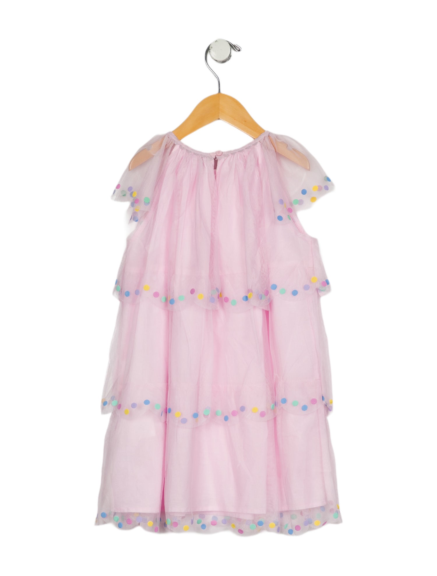 Stella McCartney Toddler Girls' Scallop Trim Tulle Dress