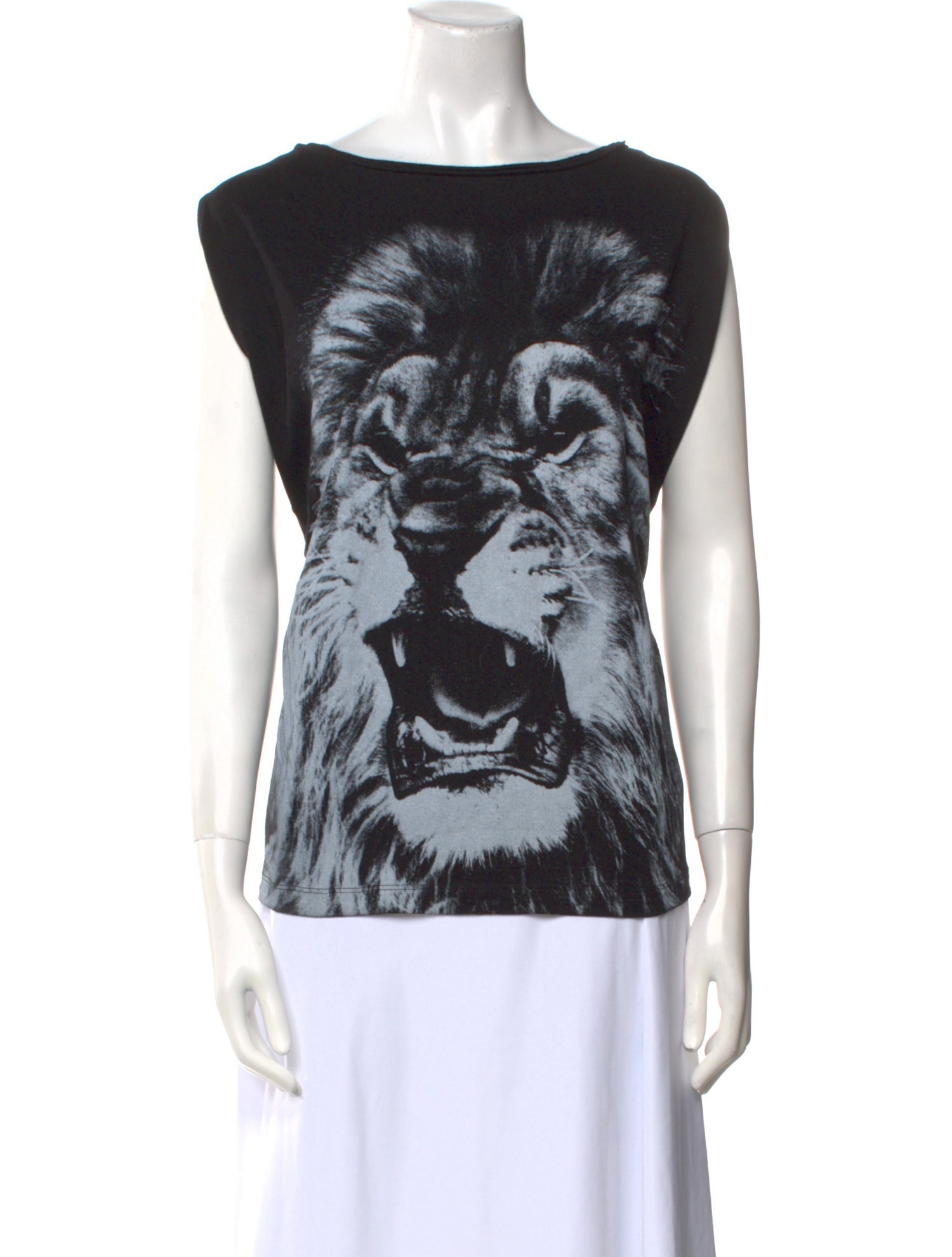 Stella McCartney Graphic Print Bateau Neckline T-Shirt