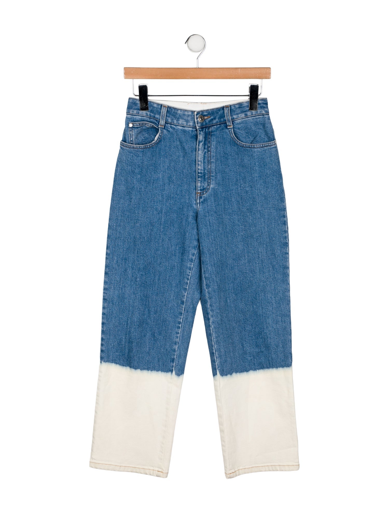 Stella McCartney High-Rise Wide Leg Jeans